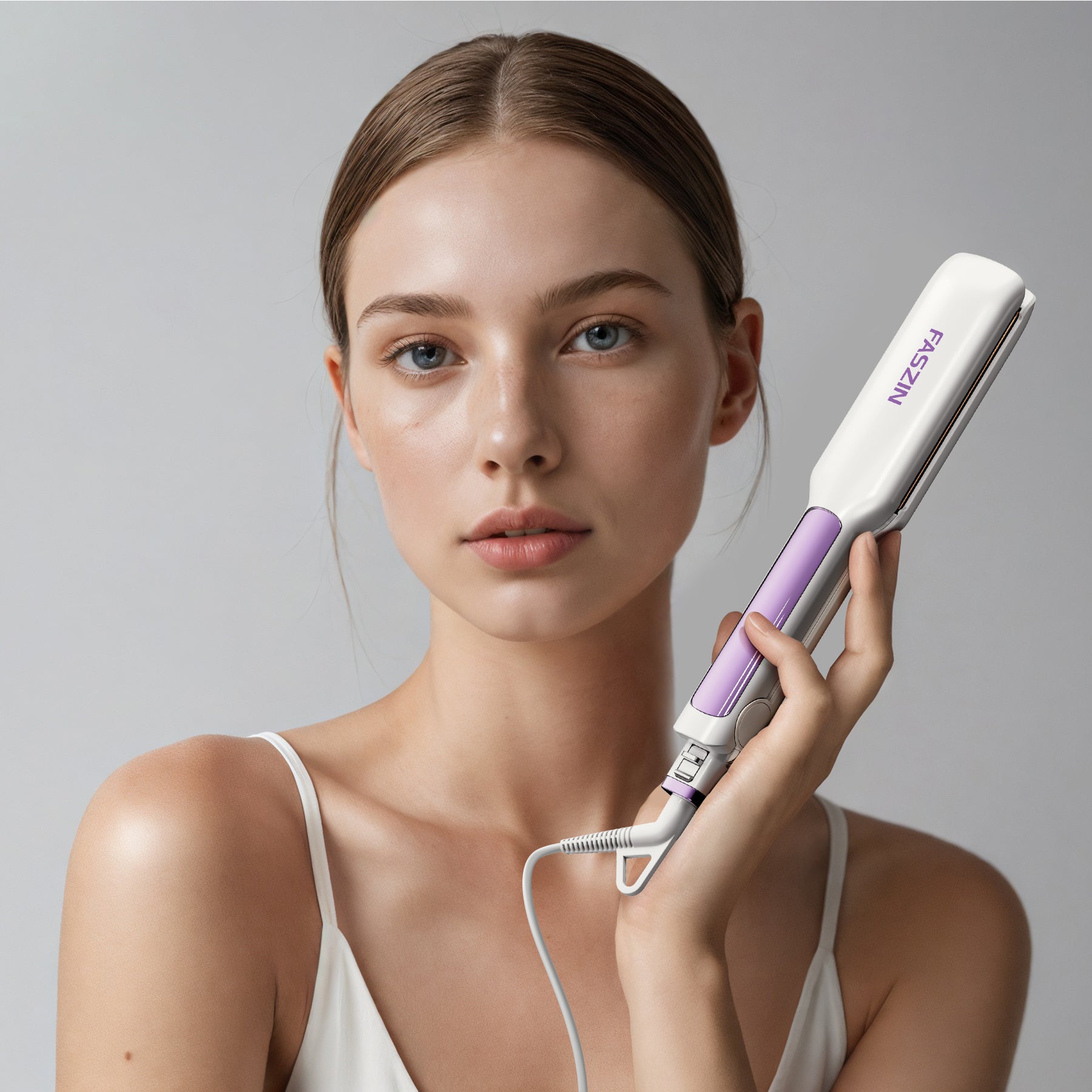 FASZIN Wide Flat Iron Hair Straightener
