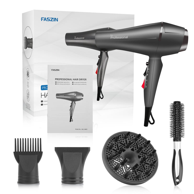 Faszin StormGo S100 Ionic Professional Hair Dryer Package