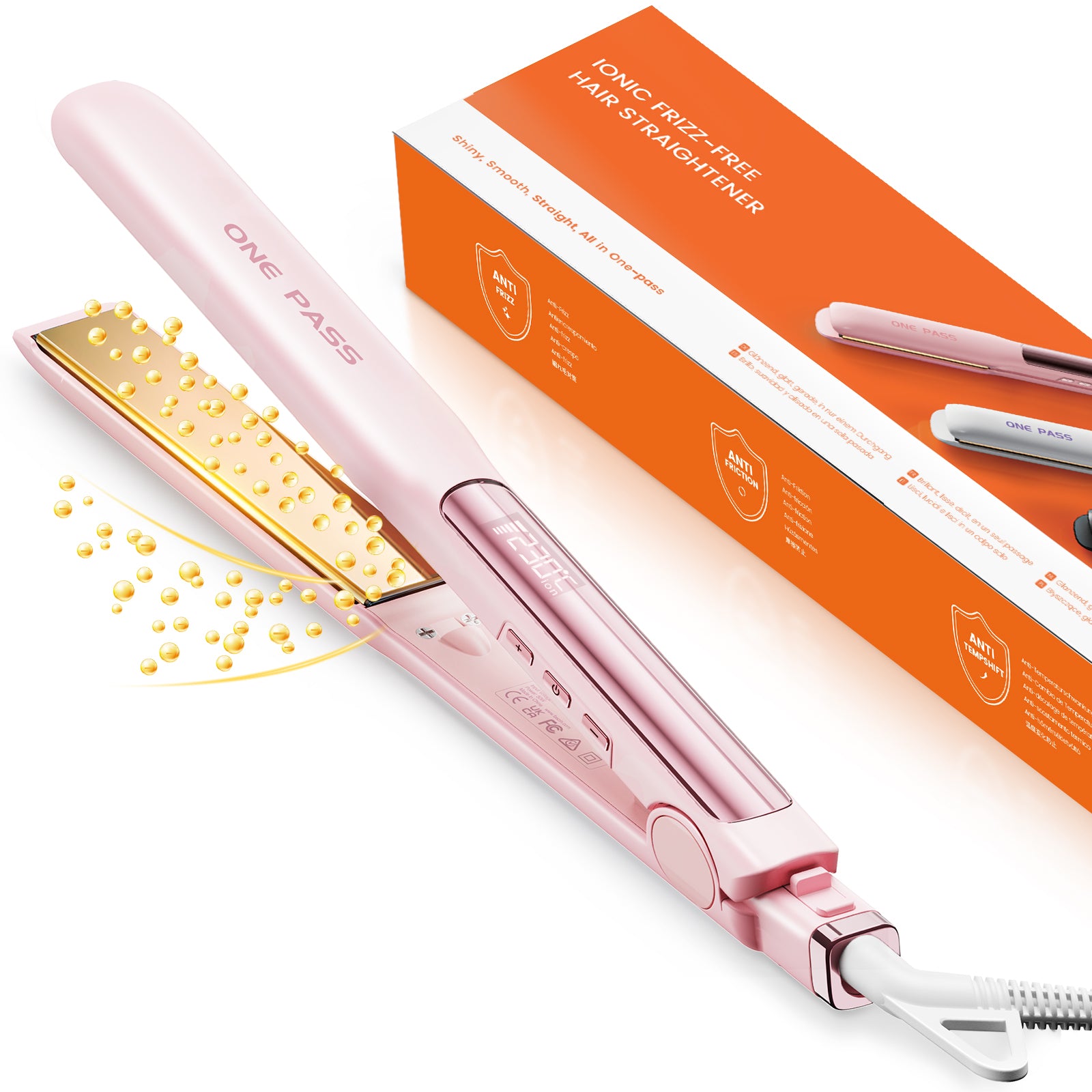 Faszin titanium ionic hair straightener product photo