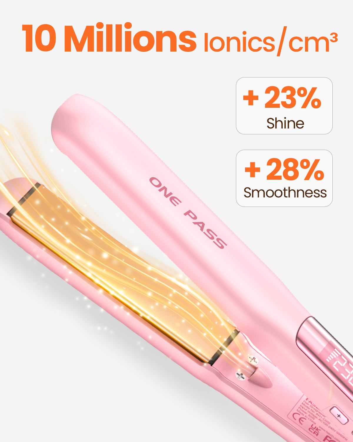 Faszin titanium ionic hair straightener product photo