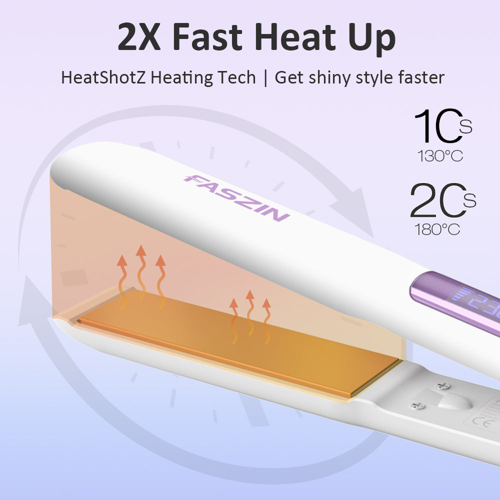 Faszin 2-in-1 titanium curling iron product photo