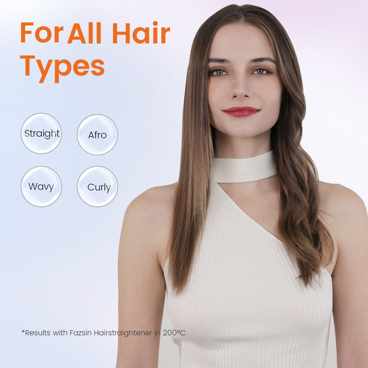 FASZIN 2 Inch Straightener for All Hair Types