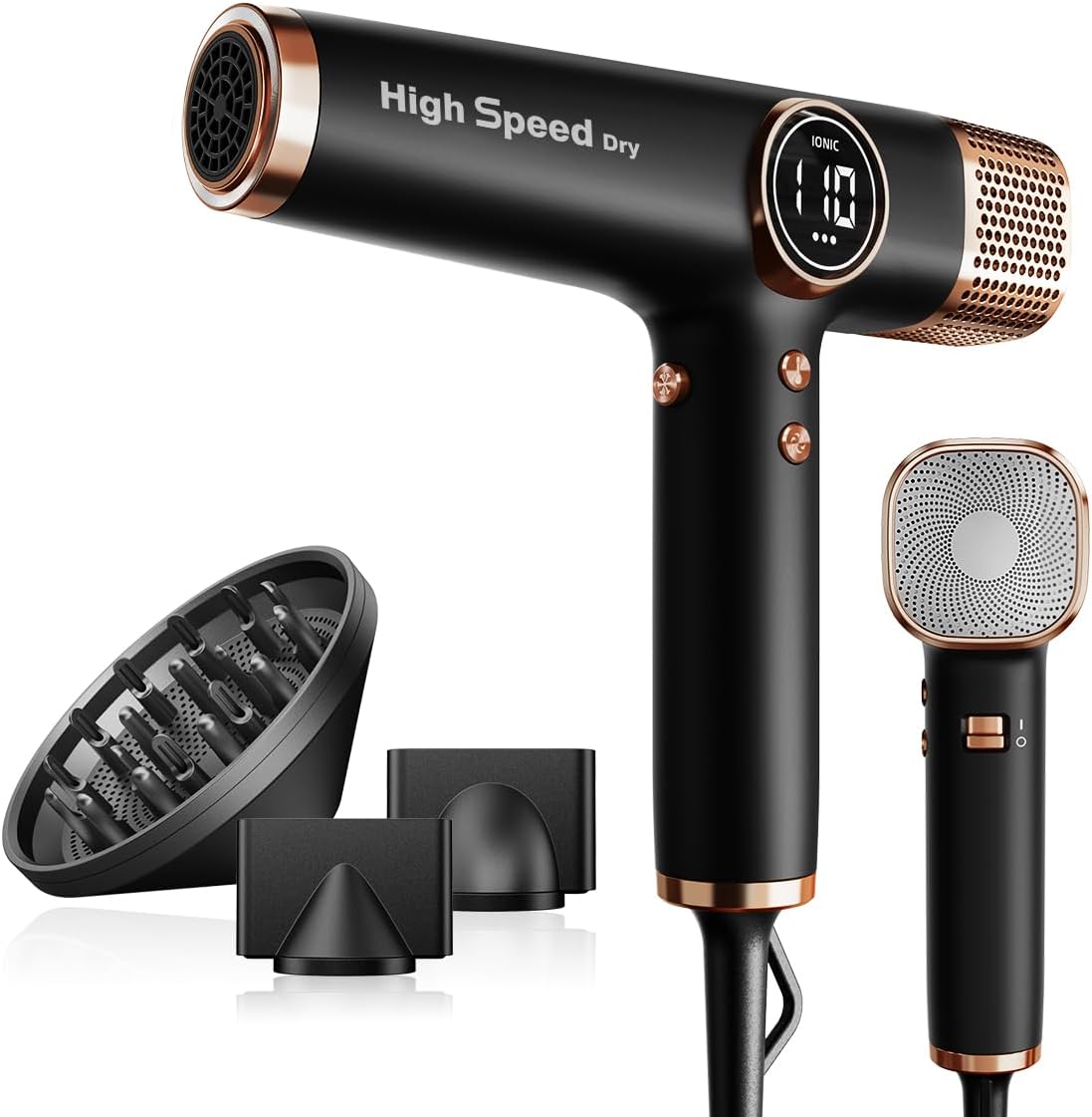 Faszin high-speed ionic hair dryer product photo