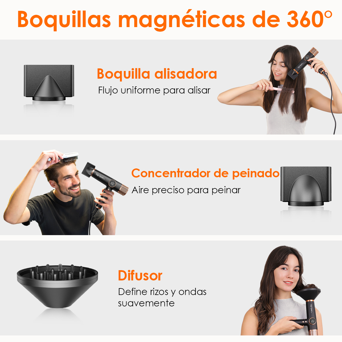Faszin high-speed ionic hair dryer product photo
